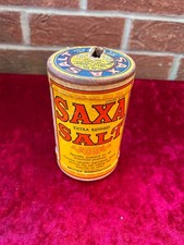 Antique Saxa Salt tin - 1910's