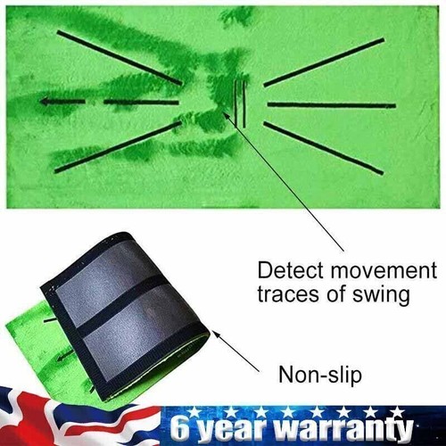Golf training mat for swing - training,
