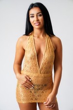 Women's Micro Lace Sheer Mini