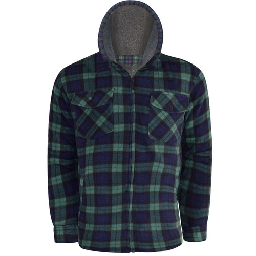Mens hooded fleece padded - mens,