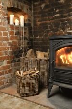 Square Kubu Wicker Rattan Log Storage Handmade Basket