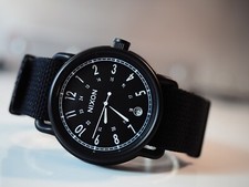 Nixon The Axe Watch Canvas Strap Black New Without Tags Very Rare