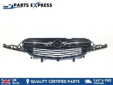 VAUXHALL GRANDLAND X 2017 - 2022 FRONT BUMPER TOP UPPER GRILL + CHROME TRIMS