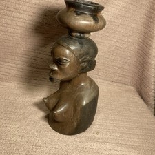 African Tribal Carved Woman