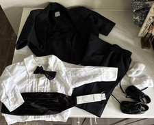 Baby 7 piece Black Tuxedo Set
