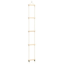 Kids Rope Ladder Solid Wood