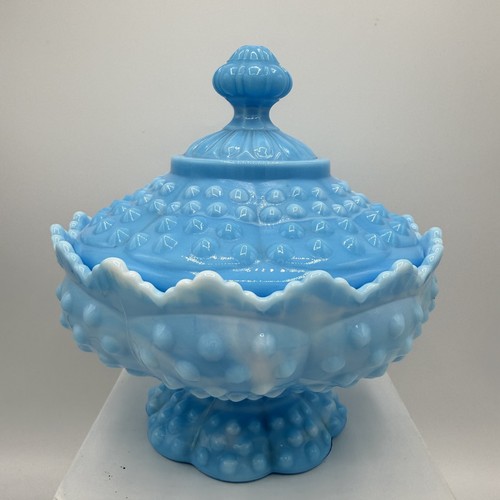 Vintage fenton blue - vintage, slag