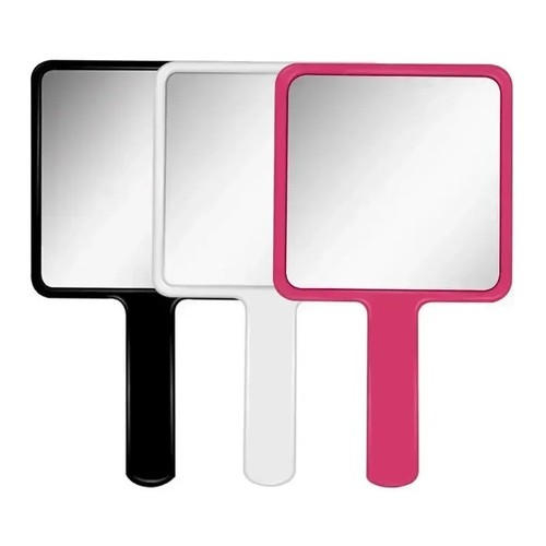 Hand held makeup mirror - held,