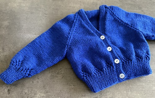 New hand knitted baby - knitted, cardigan