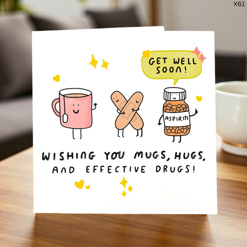 Funny get well soon - get, wish