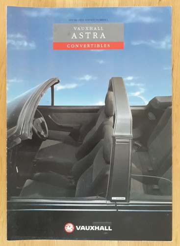 Vauxhall astra convertibles - vauxhall,