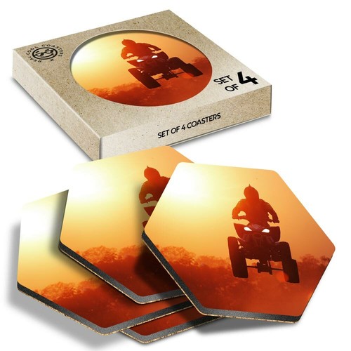 Hexagon coasters atv - x,