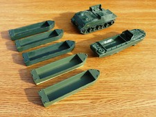 AIRFIX DUKW Vehicle + base of 155mm self propelled gun + parts of pontoon bridge