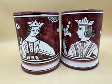2 X Rare Vintage Volpi Deruta