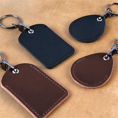 Leather keychain protective - leather,