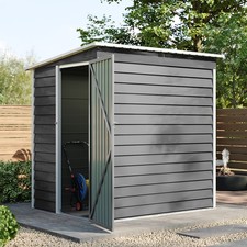 4.6X6FT Metal Garden Shed