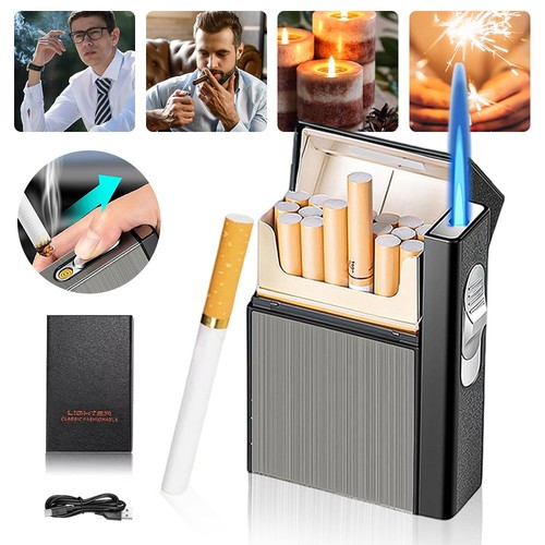 Cigarette case dispenser with - case,