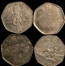 Olympic Fifty Pence 50p 2011