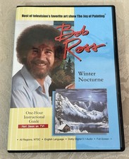 Bob Ross The Joy of Painting: Winter Nocturne - 1 Hour Instructional Guide- DVD