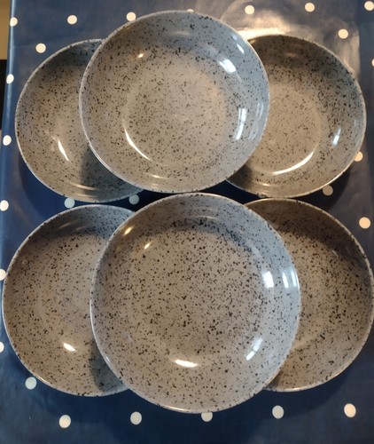 Dark grey melamine bowl - grey,