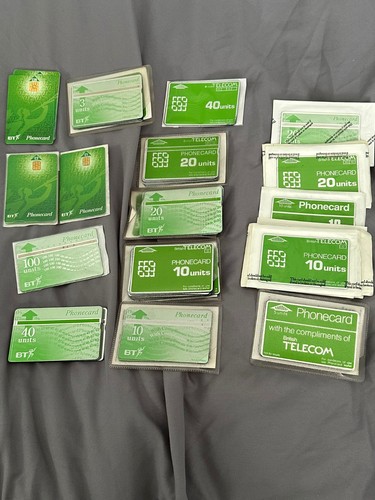 Green phone chip unit card - phone,