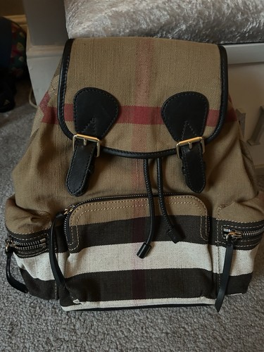Burberry canvas backpack - burberry,