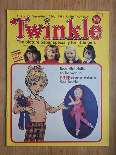 Twinkle vintage comic - vintage, uk