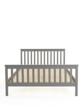 Dawson Wooden Single Bed Grey