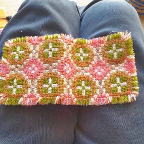 Vintage welsh wool woven - vintage,
