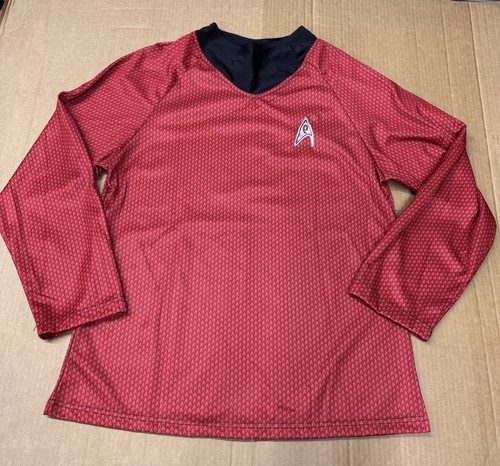 Red star trek officer - red,