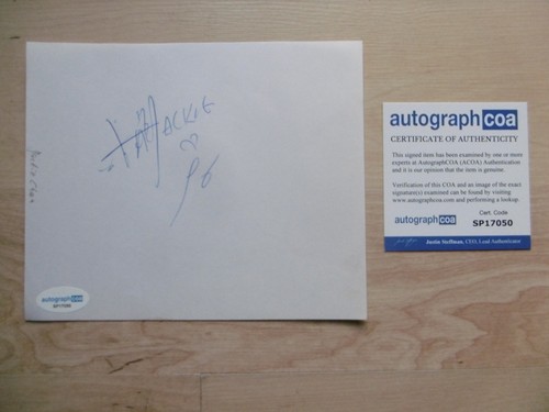 Jackie chan autograph signed - autograph,