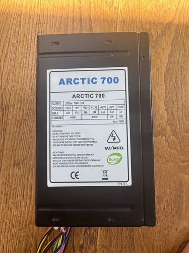 Artic 700w power supply - 700w, with
