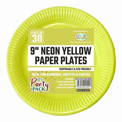 Pack 120 disposable neon - disposable,