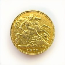 Great Britain 1902 - ½ Sovereign / Half Sovereign - King Edward VII; .9167 Gold