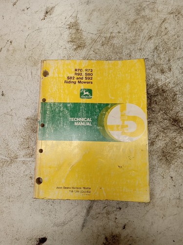 John deere r70 r72 - s80, s92