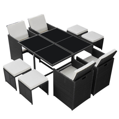 Seater rattan dining set - rattan,