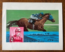 Original racehorse jockey - original, &
