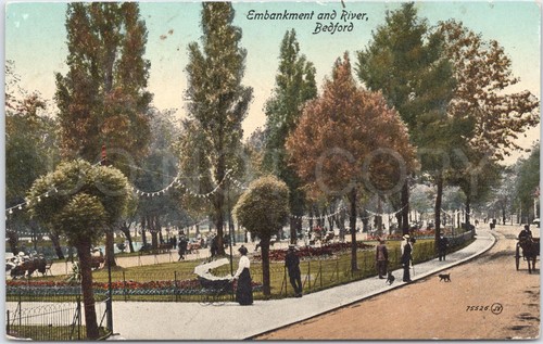 Bedford vintage postcard - bedford,