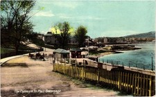 The Entrance To The Pier Swanage Dorset Vintage Postcard
