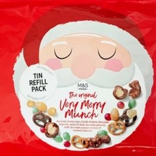M&S Very Merry Munch Mix Sweets Refill Pack 460g, Milk & White Chocolate - Xmas