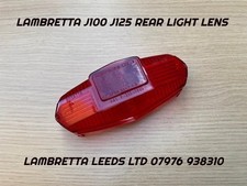 LAMBRETTA J100 - J125 REAR LIGHT LENS. BOSATTA . FREE POST.