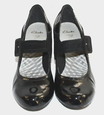 NEW Clarks Coolest Berry Womens Mary Jane Patent/Suede Court Shoes UK 7.5 D