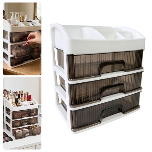 Acrylic makeup organiser - organiser, with