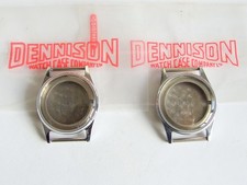 Two mens Dennison chrome/steel
