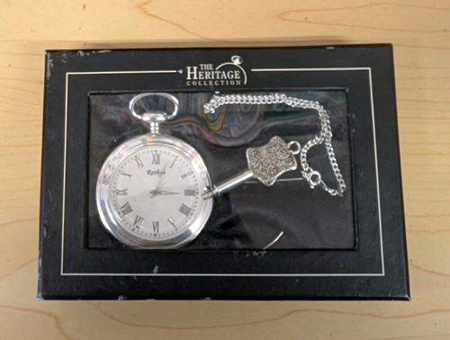 Silver plated pocket watch - plated,