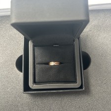 Men’s diamond wedding ring 9K rose gold - Kobi size J