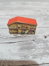 Vintage Lundby  miniature Gothenburg Wooden Dolls House to go in play room RARE