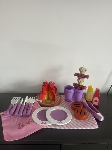 Wooden barbie kitchen - wooden,