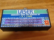 laser emergency wheel nut remover set used
