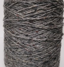 Double Knit Soft Merino Tweed Knitting Wool Cone Grey 560g              (2711-Z)